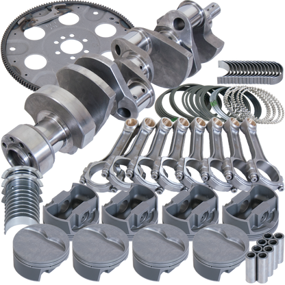Eagle Chevy LT1350 1Pc 3.750in Crank 5.700in I-Beam Rods 4.030in Pistons 153 Tooth FP Bal Assembly