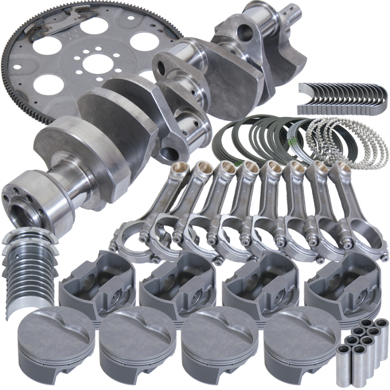 Eagle Chevy LT1350 1Pc 3.750in Crank 5.700in I-Beam 4.030in Pistons 153 Tooth FP Balanced Assembly