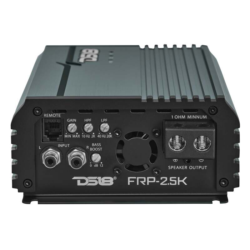 DS18 1-Channel Amp Class D Full-Range Monoblock 2500 Watts RMS/1ohm Titanium