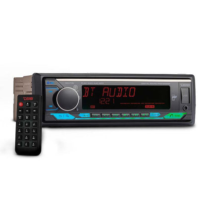 DS18 Single Din Headunit Full DSP Bluetooth USB 3 Zones RGB illumination