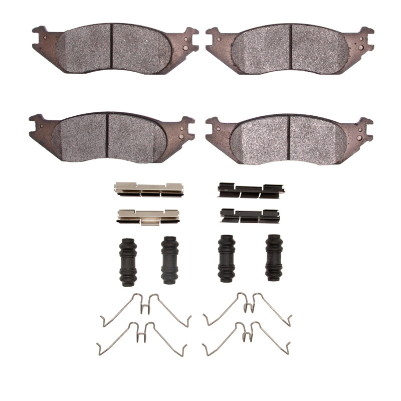 R1 Concepts R1 04-06 Ford E-150 Front Semi Met Pads & Hardware Kit