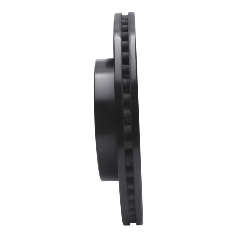 R1 Concepts R1 98-00 Chrysler LHS Front Right Drilled & Slotted Black Brake Rotor
