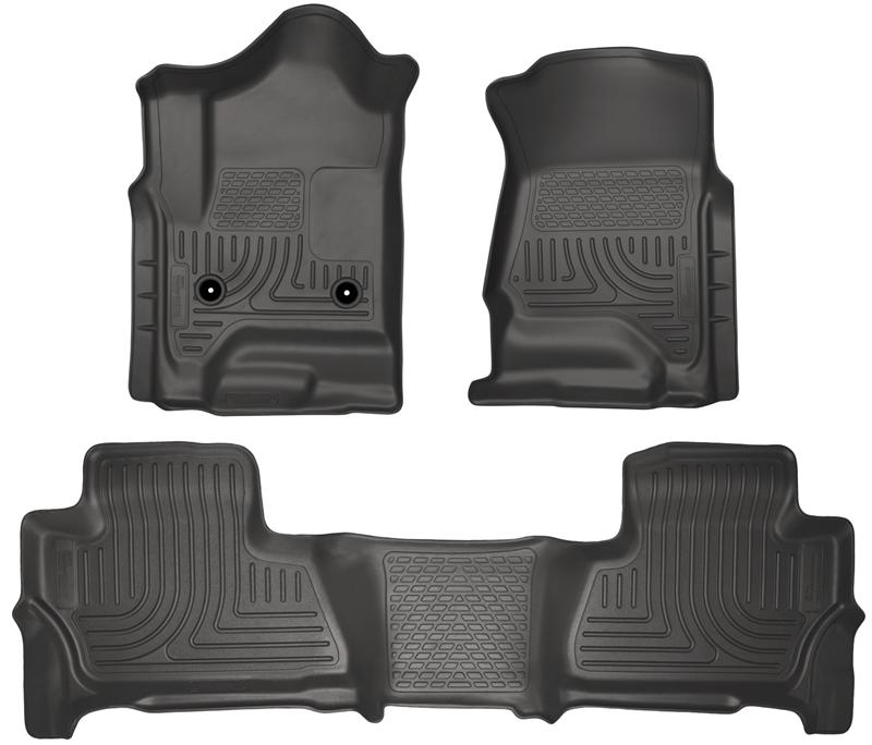 Husky Liners 2015 Chevy/GMC Suburban/Yukon XL WeatherBeater Combo Black Front&2nd Seat Floor Liners