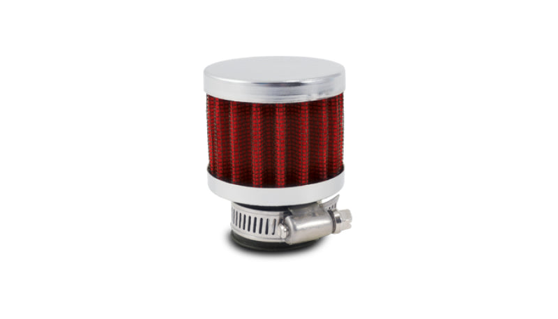 Vibrant Crankcase Breather Filter w/ Chrome Cap 1.5in 38mm Inlet ID