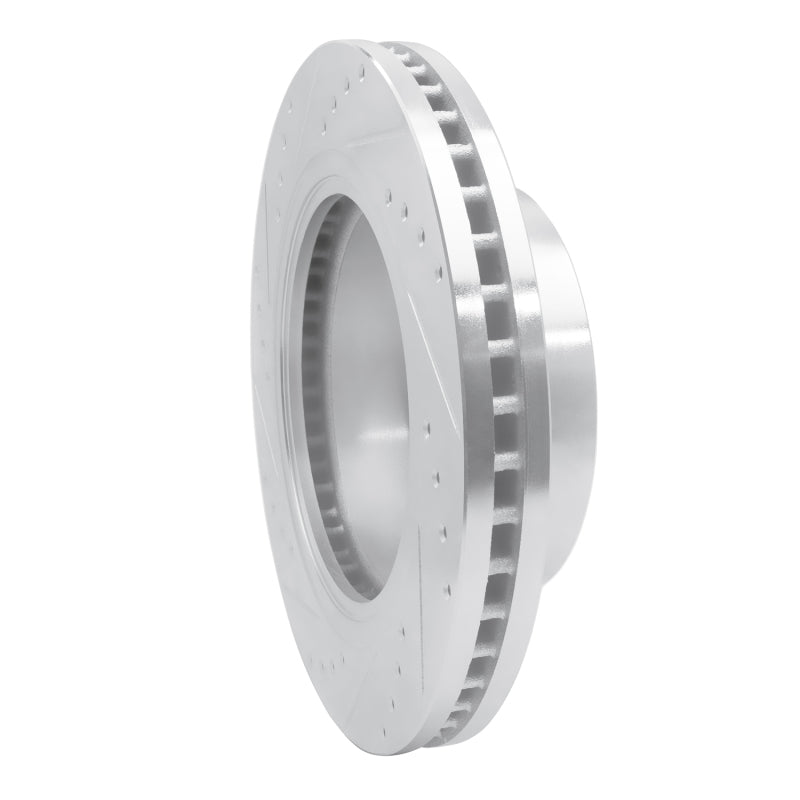 R1 Concepts R1 12-21 Nissan NV1500 Front Right Drilled & Slotted Silver Brake Rotor