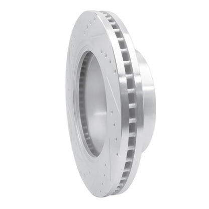 R1 Concepts R1 12-21 Nissan NV1500 Front Right Drilled & Slotted Silver Brake Rotor