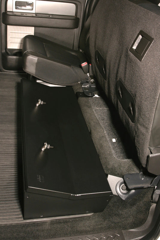 Tuffy Products Tuffy Ford F150 Supercrew W/ Subwoofer Underseat Lockbox 2/3 Length W/ Keyed Lock For