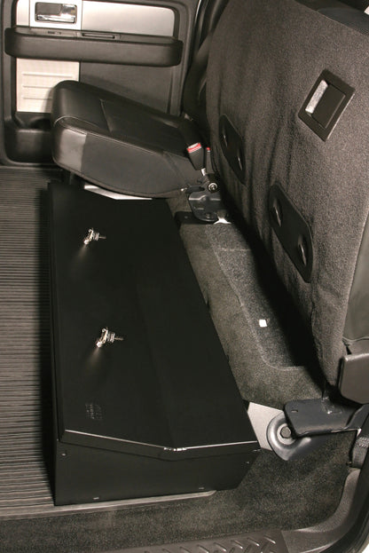Tuffy Products Tuffy Ford F150 Supercrew W/ Subwoofer Underseat Lockbox 2/3 Length W/ Keyed Lock For