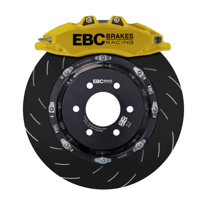 EBC Racing 20-23 Volkswagen Golf R Yellow Apollo-6 Calipers 380mm Rotors Front Big Brake Kit
