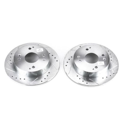 PowerStop Power Stop 1997 Acura CL Rear Evolution Drilled & Slotted Rotors - Pair