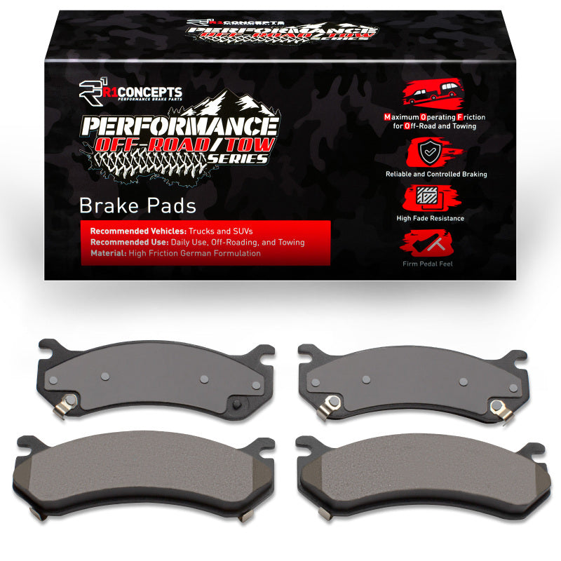 R1 Concepts R1 99-13 Hummer H2 Rear Off-Road/Tow Brake Pads