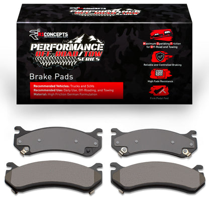 R1 Concepts R1 99-13 Hummer H2 Rear Off-Road/Tow Brake Pads