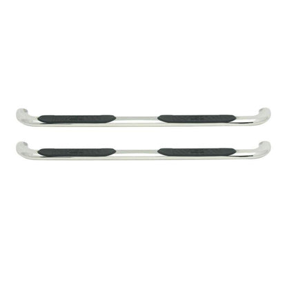 Westin 2014-2018 Chevy Silverado 1500 Dbl Cab (Body Mount) Platinum 4 Oval Nerf Step Bars - SS