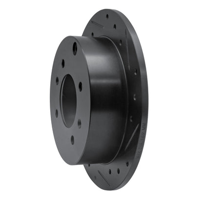 R1 Concepts R1 99-06 Hyundai Sonata Rear Right Drilled & Slotted Black Brake Rotor
