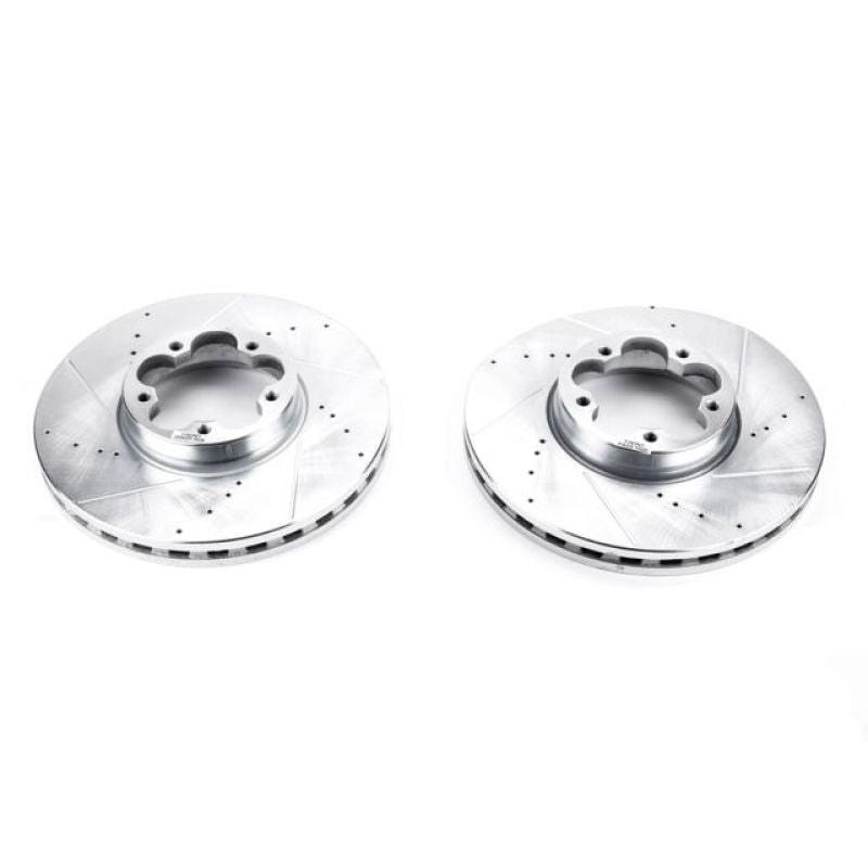 PowerStop Power Stop 15-19 Ford Transit-350 HD Front Evolution Drilled & Slotted Rotors - Pair