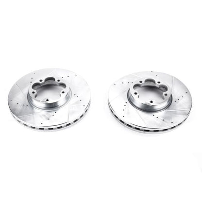 PowerStop Power Stop 15-19 Ford Transit-350 HD Front Evolution Drilled & Slotted Rotors - Pair
