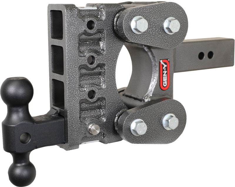GEN-Y Hitch Gen-Y The Boss Torsion-Flex 2in Shank 5in Drop 1.1K TW 10K Hitch w/GH-031 Dual-Ball