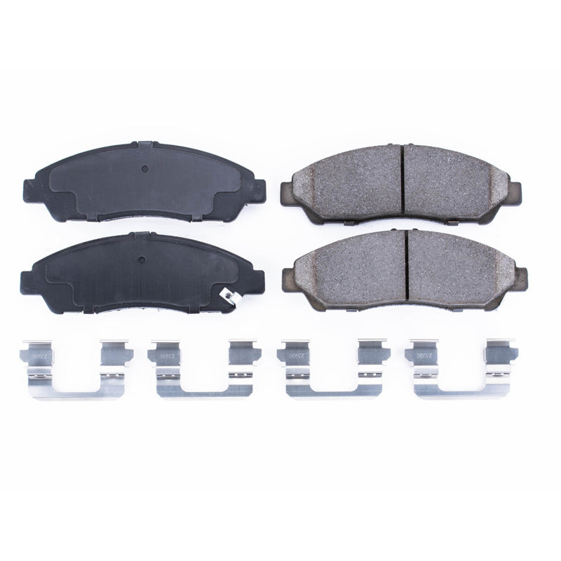 PowerStop Power Stop 07-13 Acura MDX Front Z17 Evolution Ceramic Brake Pads w/Hardware