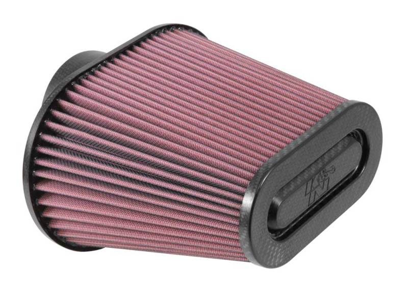 K&N Engineering K&N Universal Air Filter 3 11/16in Flange x 8 3/4 x 5 1/2in Base x 6 3/8 x 3 3/16in Top x 7in Height