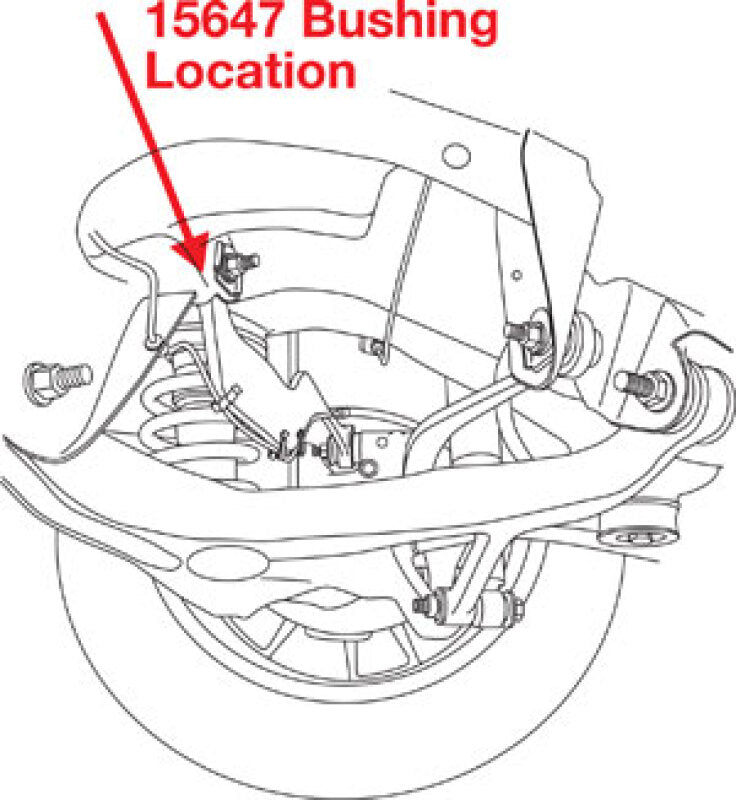 SPC Performance 07-17 GMC Acadia Rear UCA xAxis Sealed Flex Joint Bushing