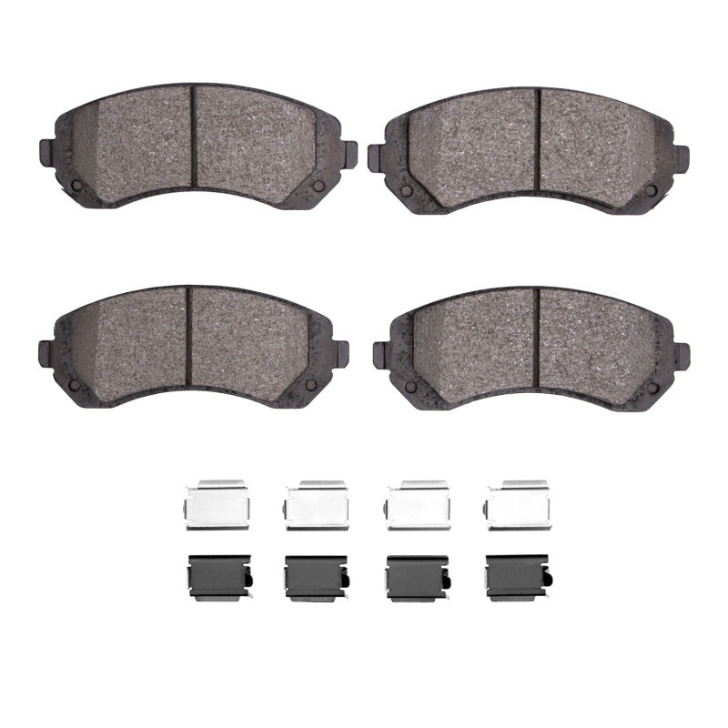 DFC 01-07 Buick Rendezvous Front 5000 Advanced Semi Metallic Brake Pads and Hardware Kit