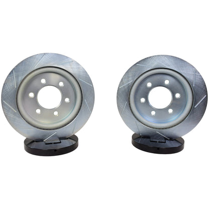 Baer Brakes 21-26 Ford F-150 2/4WD Rear Claw Performance Rotors - Slot/Zinc Only