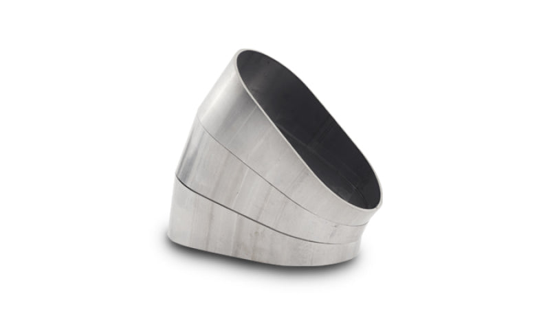 Vibrant Horizontal 304 SS Nominal 3in. Oval / 2.95in. Centerline Radius, 15 degree per cut -Set of 3
