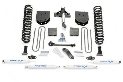 Fabtech 11-13 Ford F450/550 4WD 10 Lug 6in Basic Sys w/Perf Shks