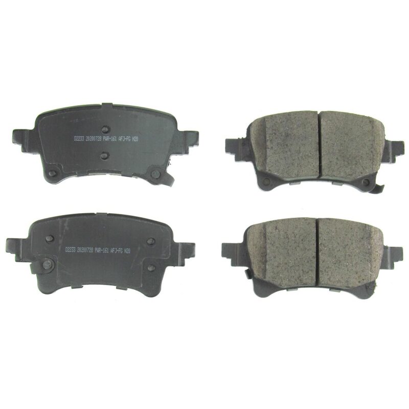 PowerStop Power Stop 2020 Jeep Gladiator Rear Z16 Evolution Ceramic Brake Pads