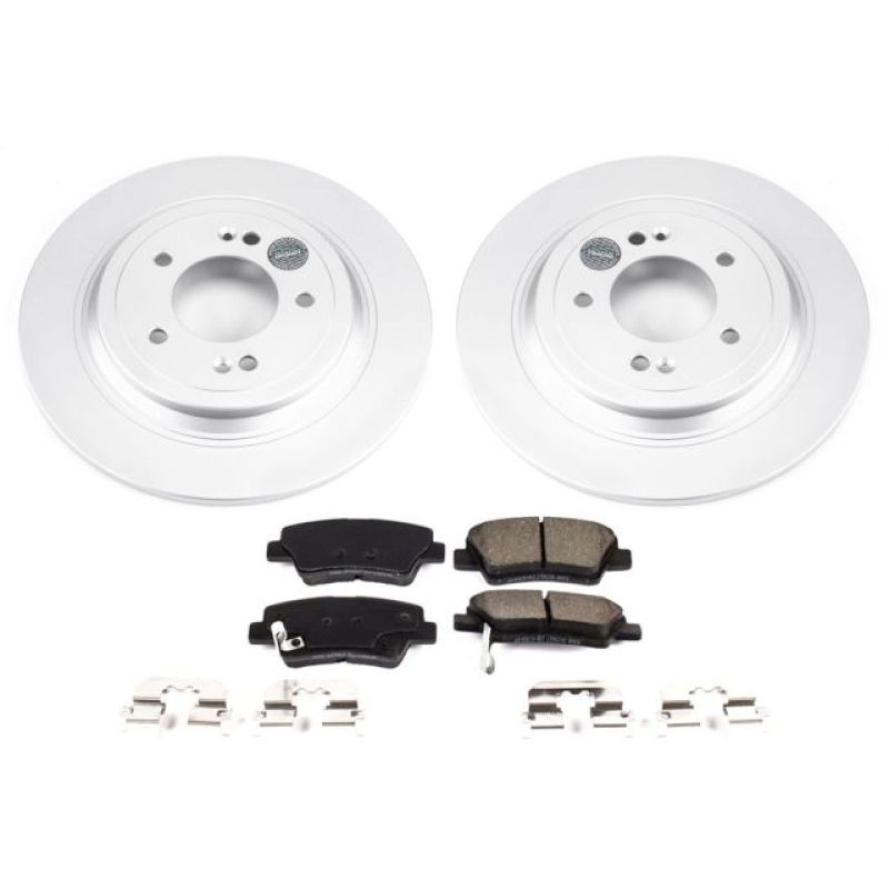 PowerStop Power Stop 17-18 Kia Sportage Rear Z17 Evolution Geomet Coated Brake Kit