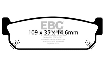 EBC 93-97 Infiniti J30 3.0 Ultimax2 Rear Brake Pads
