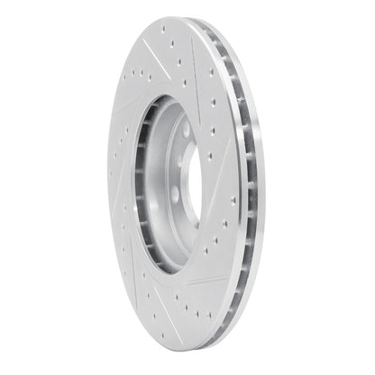 R1 Concepts R1 11-16 Mini Cooper Countryman Front Left Drilled & Slotted Silver Brake Rotor
