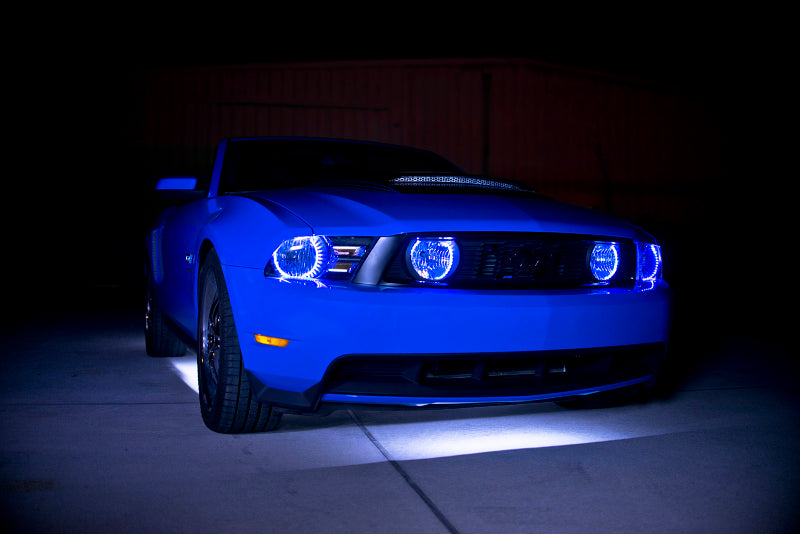 ORACLE Lighting Oracle Ford Mustang GT/V6 10-12 Halo Kit - ColorSHIFT w/o Controller