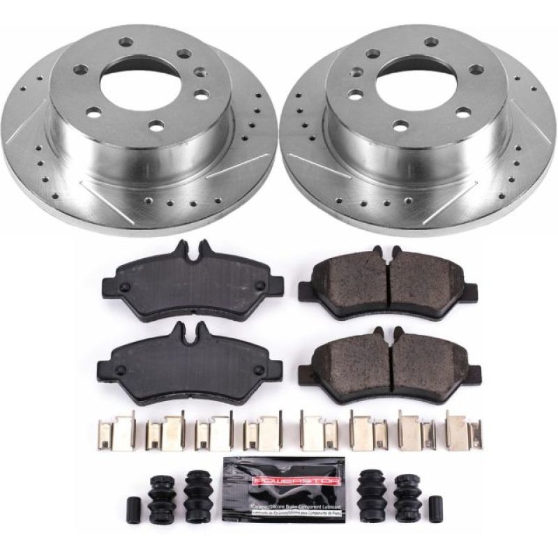 PowerStop Power Stop 07-09 Dodge Sprinter 3500 Rear Z23 Evolution Sport Brake Kit