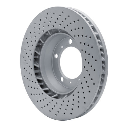 DFC 99-23 Porsche 911 Right Front Drilled Hi-Carbon Alloy Geomet Coated Rotor