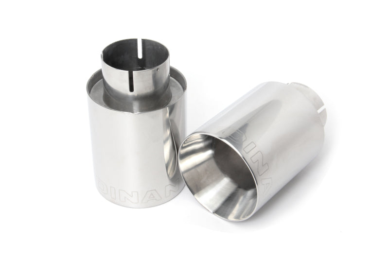 Dinan 18-23 BMW M550i (G30) Free Flow Axleback Exhaust System - Polished Tips