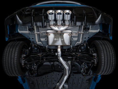 AWE Tuning 2023 Honda Civic Type R FL5 Touring Edition Exhaust w/ Triple Chrome Silver Tips