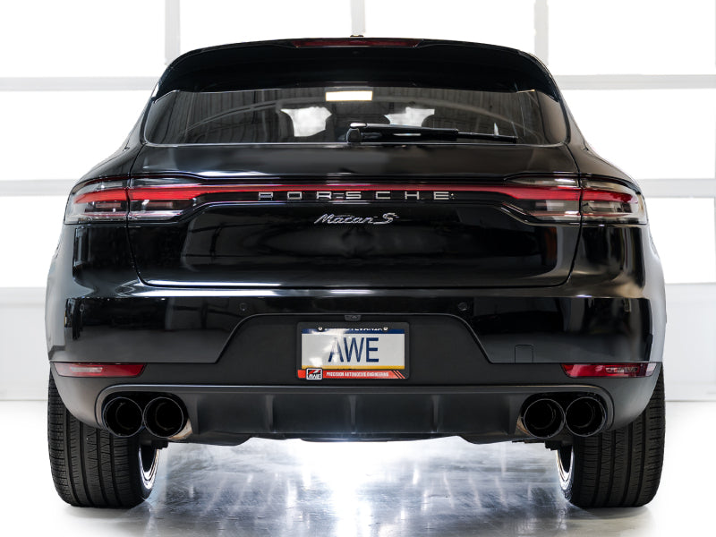 AWE Tuning 19-21 Porsche Macan 3.0T/2.9TT Touring Edition Cat-Back Exhaust w/ Diamond Black Tips