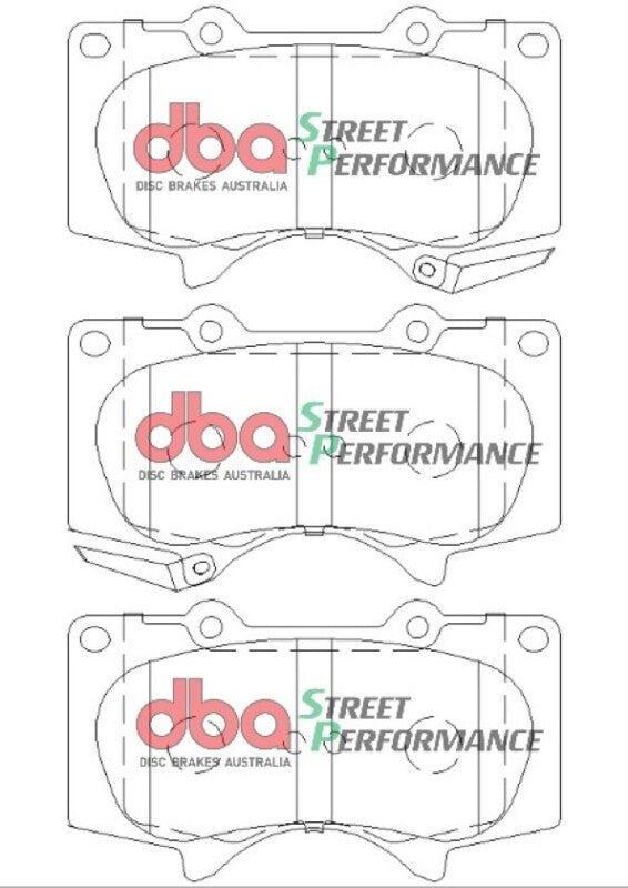DBA 05-22 Toyota Tacoma (6 Lug) SP Performance Front Brake Pads