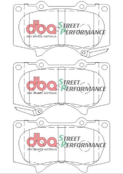 DBA 05-22 Toyota Tacoma (6 Lug) SP Performance Front Brake Pads