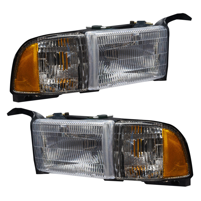 ORACLE Lighting Oracle 94-02 Dodge Ram Pre-Assembled Halo Headlights - ColorSHIFT
