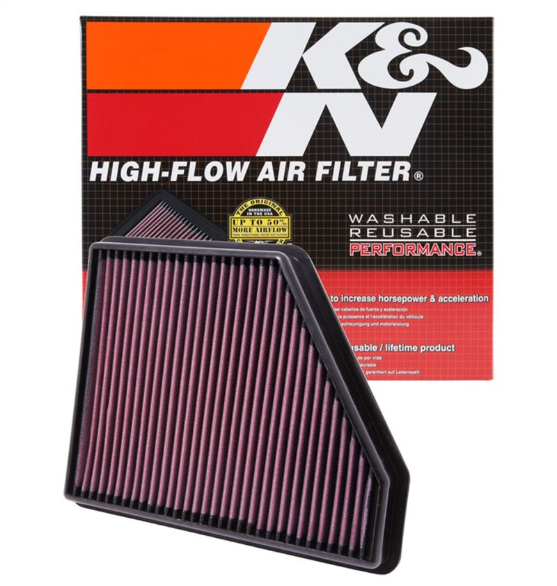 K&N Engineering K&N 10 Chevy Camaro 3.6/6.2L Drop In Air Filter