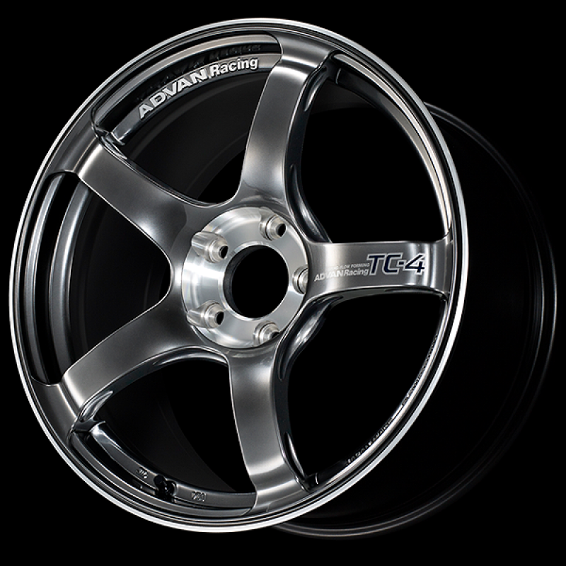 Advan TC-4 SE 18x9.5 / +45 Offset / 5x100 / 63mm Bore / Racing Hyper Black and Diamond Cut