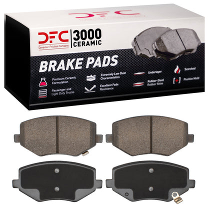 DFC 22-24 Chevrolet Groove (Mexico) Front 3000 Ceramic Brake Pads