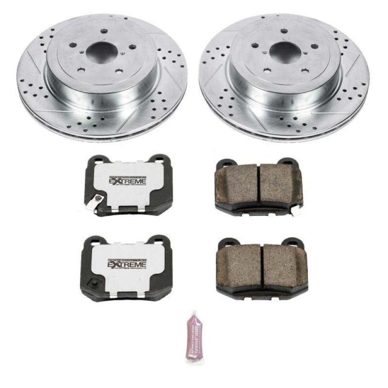 PowerStop Power Stop 05-07 Subaru Impreza Rear Z26 Street Warrior Brake Kit