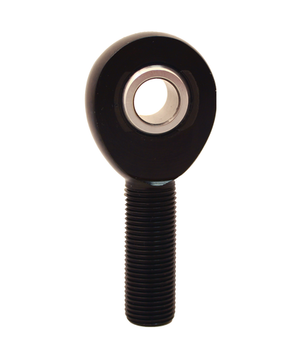 QA1 A Series Endura Rod End - Male/Right Hand - .5in Bore x 5/8-18 - Black Aluminum