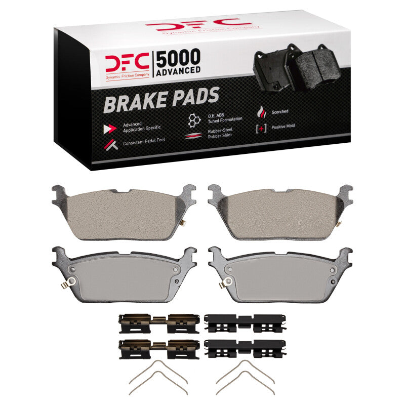 DFC 19-25 Jeep Wagoneer L Rear 5000 Advanced Ceramic Brake Pads and Hardware Kit
