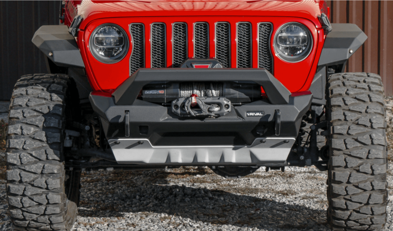 Rival 4x4 Rival 2007-2026 Jeep Wrangler 2020-2026 Jeep Gladiator Front Aluminum Bumper