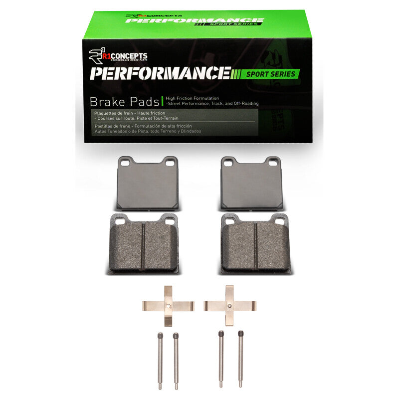 R1 Concepts R1 67-76 Porsche 911 Front Performance Sport Pads & Hardware Kit