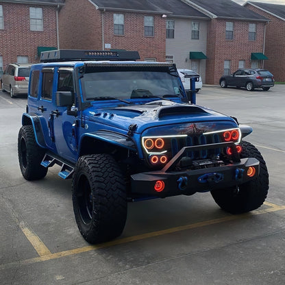 ORACLE Lighting Oracle Vector Jeep Wrangler JK Grille LED Halo Kit - White